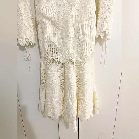 New Jonathan Simkhai Guipure Lace Gown - Picture 9 of 13